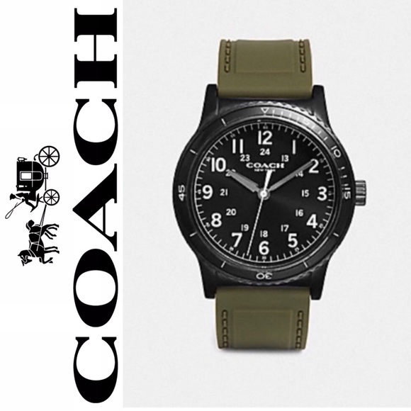 Coach Other - Coach Analog Casual New York Green Mens W5016